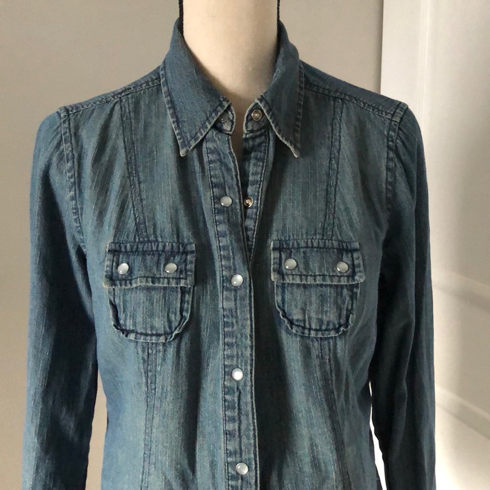❤️3X20 MOTHERHOOD NURSING WEAR JEANS TOP - Picture 4 of 6